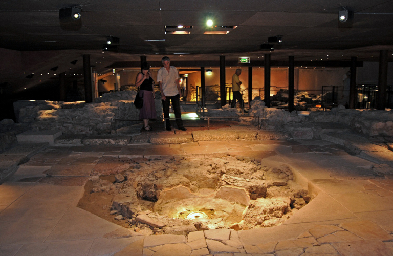 The first baptistery - Museum of the old bishop